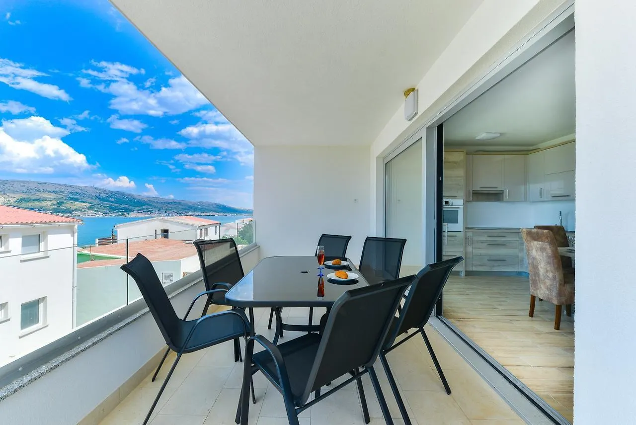 Crowonder Pag View Apartments With Amazing Scenery Pag Town 0*,