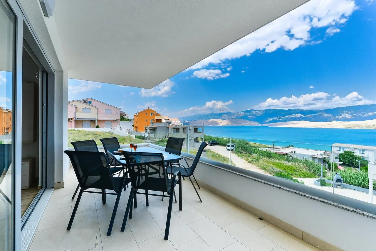 Crowonder Pag View Apartments With Amazing Scenery Pag Town